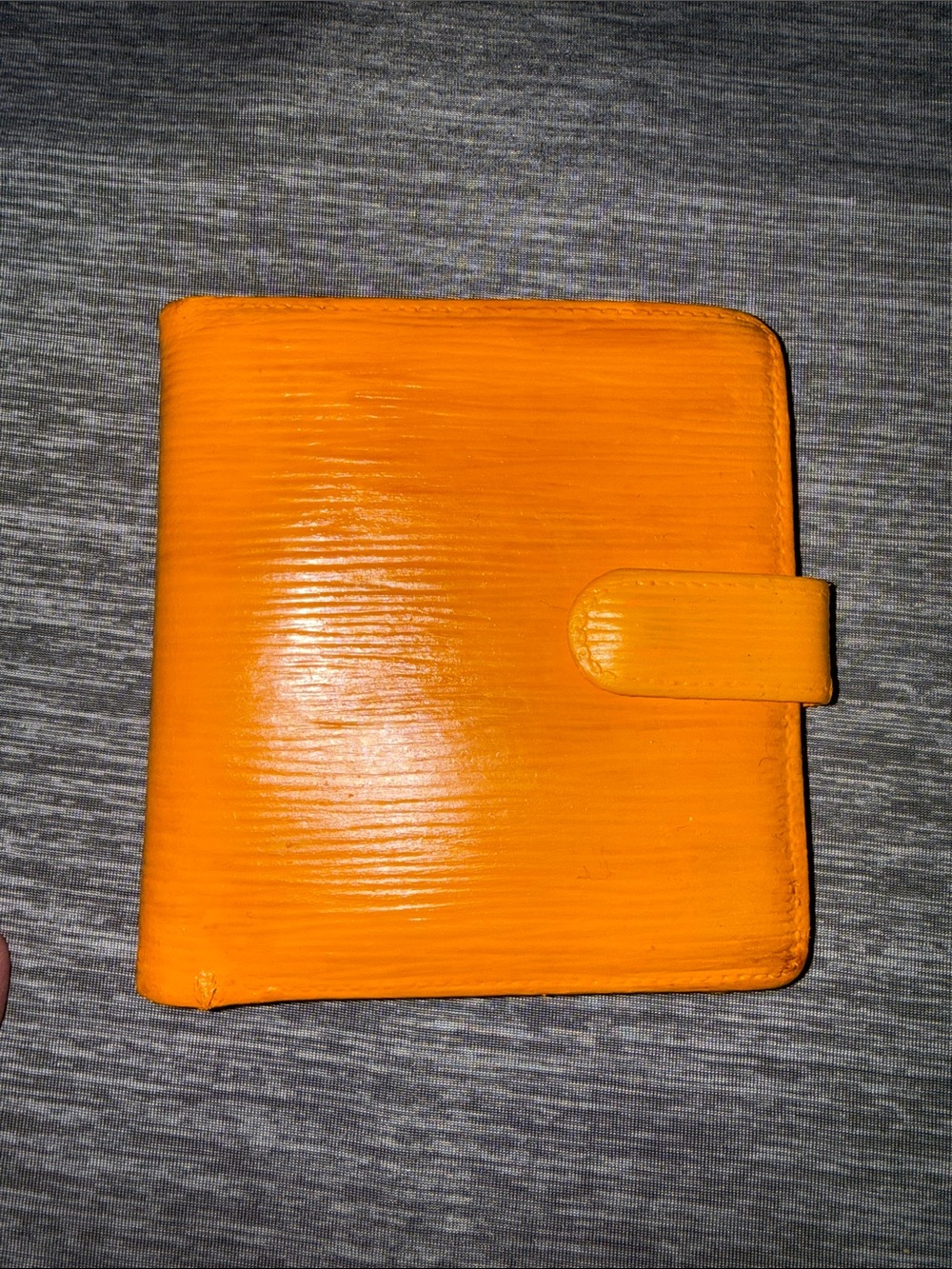 Louis Vuitton Purple and Orange Bi-Fold Snap Wallet